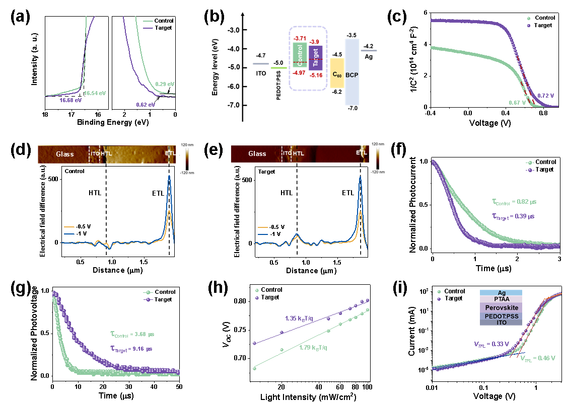 Figure 2. The regulatory effect of glutathione on the crystallization kinetics of lead-tin mixed perovskite. Figure 2. The regulatory effect of glutathione on the crystallization kinetics of lead-tin mixed perovskite.
