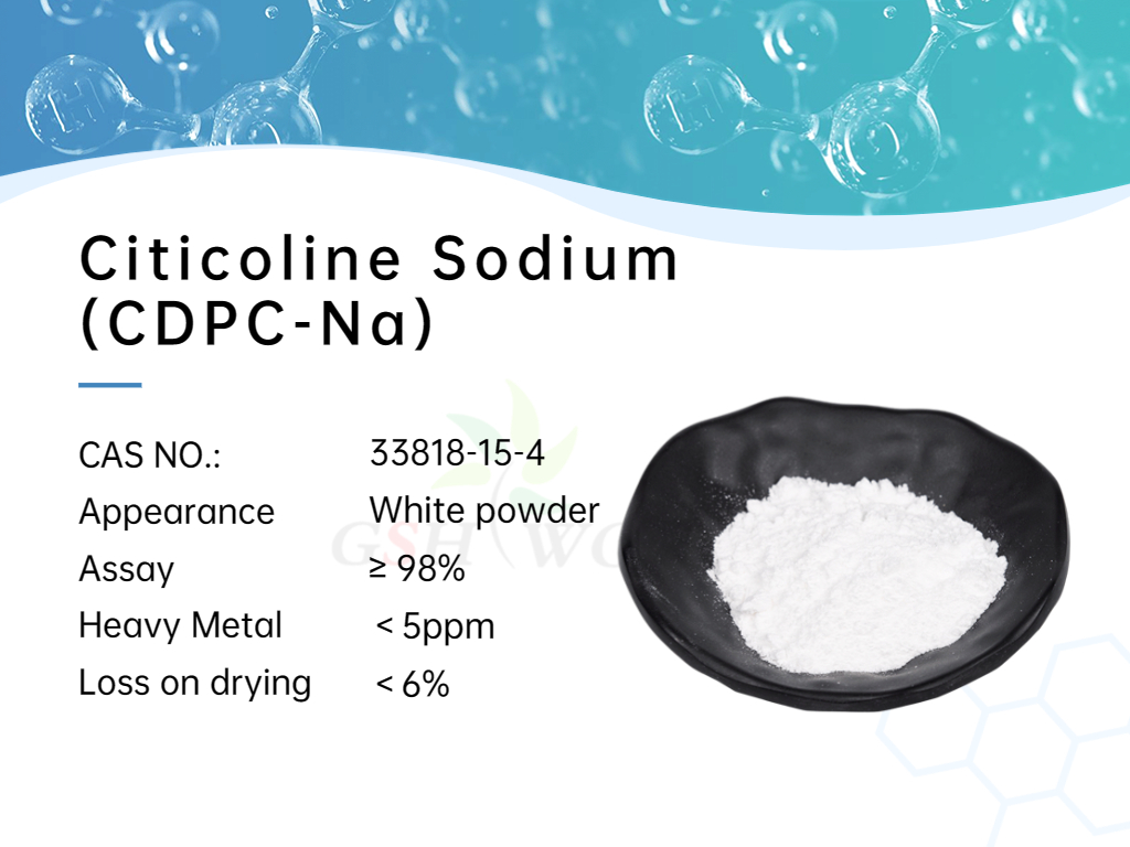 Clinical Application of Citicoline Sodium citicoline sodium (CDPC-Na) and citicoline (CDPC) raw material
