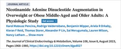 What is the result of taking 2000mg of NMN daily for 28 days?