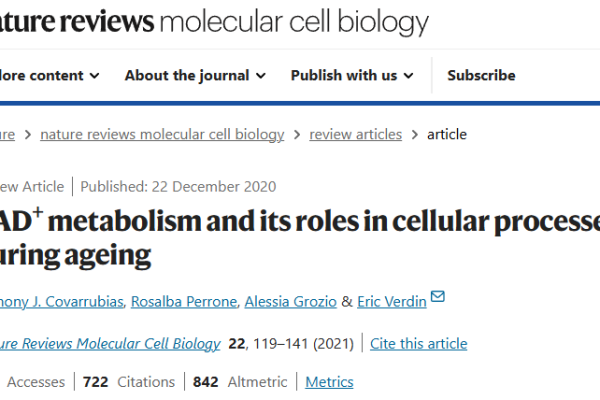 Reveal anti-aging effects of NAD+, world most detailed longevity secrets NAD+ metabolism and its roles in cellular processes during ageing